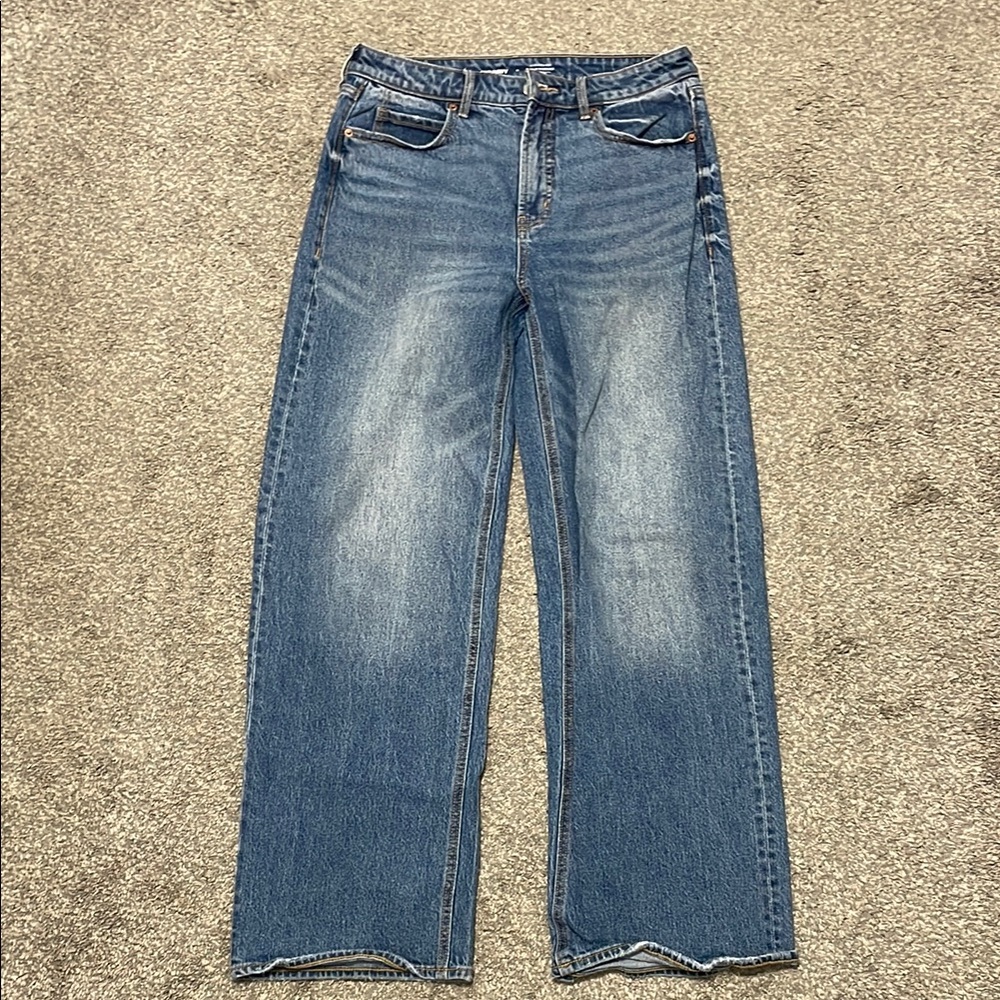 Old Navy Blue Straight Leg Jeans